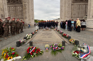 La Haute-Loire représentée en compagnie des pompiers de Paris. 