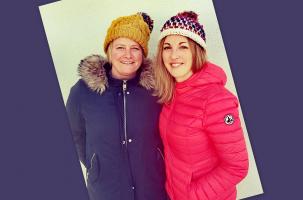 Karine Vigouroux et Julie Nouvel en lutte contre la maladie d'Hirschsprung.