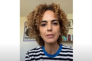 Leila Slimani, journaliste, fervente soutien des personnes atteintes par Parkinson.