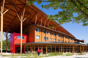 Le lycée George Sand a Yssingeaux.