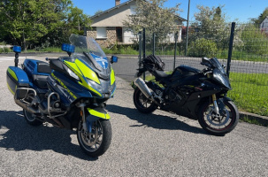 Les gendarmes sont très entrainés pour rattraper les motards contrevenants. 