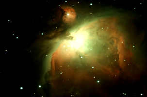 La belle Orion et ses explosions continues de gaz interstellaires. 