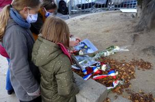 Un hommage a été rendu à Samuel Paty le 21 octobre au Puy-en-Velay.