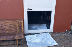 Ce qu'ont découvert les adhérents du club à leur arrivée ce matin