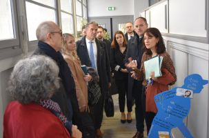Le préfet du département en visite dans les locaux du CDIFF de Haute-Loire