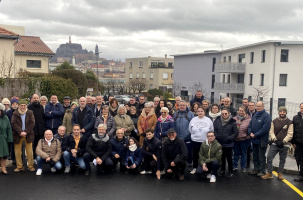 Laurent Wauquiez et son fils Baptiste étaient aux côtés de Michel Chapuis pour l'occasion.