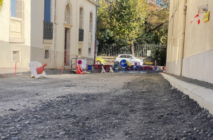 La rue Charles Rocher fermée le temps des travaux
