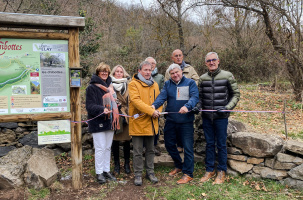 Les élus sont venus couper le ruban pour marquer la fin des travaux
