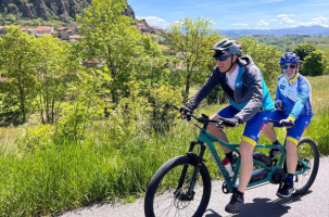 Cyliste du défi la Sap'Auvergne