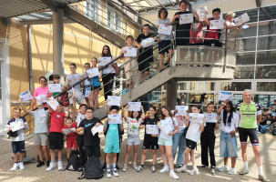 Les élèves diplômés du programme "Savoir Rouler"