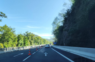 Travaux coudes issoire A75