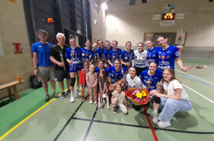 Les filles du SGBHB après la victoire contre Avignon