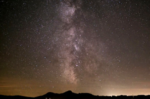 La Voie lactée étire sa splendeur dans le ciel de la Haute-Loire. 