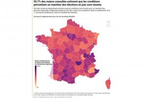84,7% des maires de Haute-Loire veulent le maintien des scrutins en juin.
