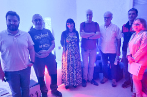 L'inauguration de la salle d'apaisement, lieu de sérénité hors du monde et des maux. 