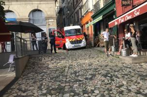 Photo d'illustration, Les forces de secours dans les rues du Puy.