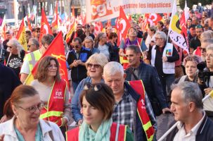 Les slogans ont résonné dans le Puy pour exiger un pouvoir d'achat lié à l'inflation.
