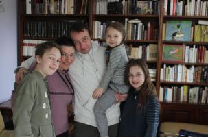 Une famille ukrainienne réfugiée à Chaspinhac