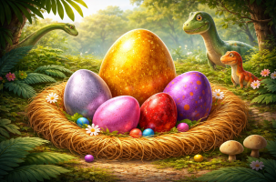 parc animalier d'auvergne chasse aux oeufs dinos