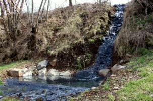 L'état du lagunage quand les effluents se déversaient encore à Loudes.
