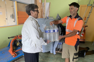Plus de 8 500 bouteilles ont été distribuées en 6 jours