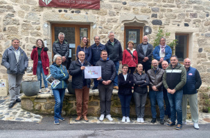 Elus et prestataires étaient présents pour l'inauguration de l'office de Tourisme