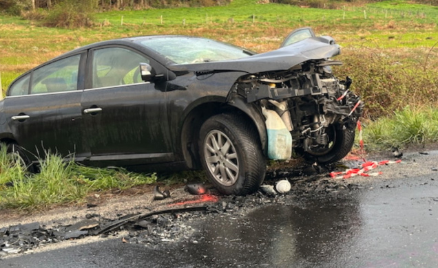 Photo archive. Les routes de la Haute-Loire, sujettes à de nombreux accidents. 