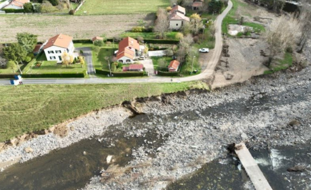La falaise a subi une véritable amputation