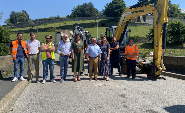 Elus et acteurs du chantier présentent les travaux à venir