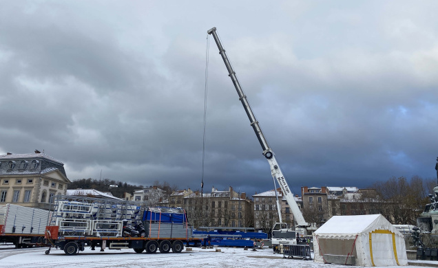 Jamais une grande roue n'avait été envisagée durant le marché de Noël, au Puy-en-Velay. 