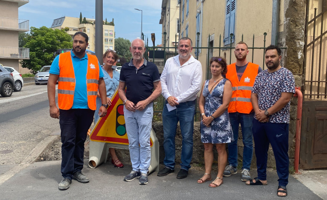 Les élus et les représentants de l'entreprise ont présenté les travaux à venir