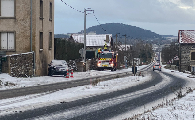 Les conditions climatiques ont rendu les routes glissantes