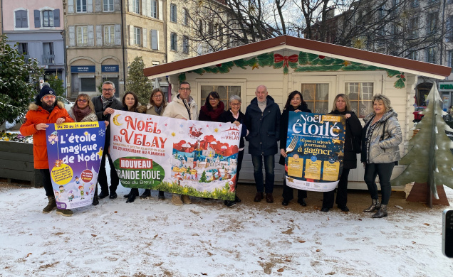 Les élus et commerçants présentent le programme des fêtes de Noël
