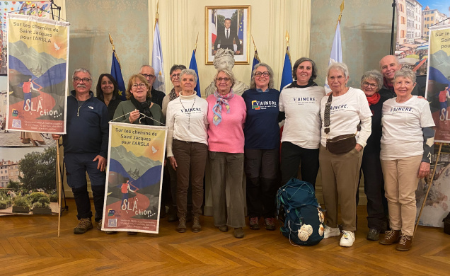 Certains participants à la randonnée sont venus soutenir Soline