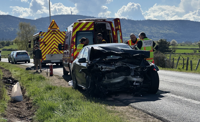 L'accident s'est produit sur la RD33