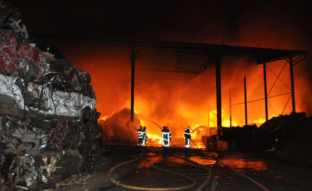 La société Vacher/Altriom, à Polignac. est sujette à de nombreux incendies. 