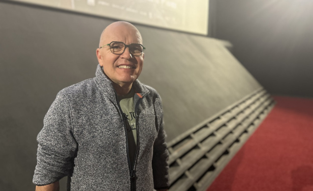 Jean Michel Tony lors de l'avant première de Compostelle au Ciné Dyke