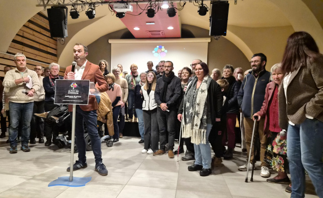 Laurent Johanny, en route pour les élections municipales de mars 2026, au Puy. 