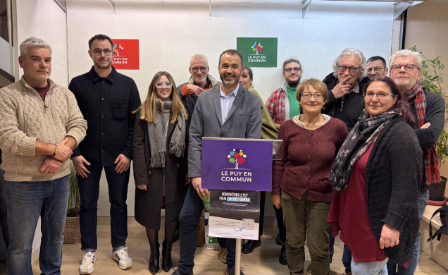 Laurent Johanny et sa liste Le Puy en commun ont présenté leur espace de travail politique