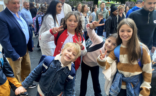 Les enfants de la République à Brives, à fond pour cette nouvelle rentrée scolaire. 