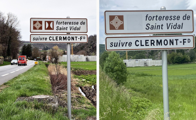 Avant/Après. Les indications ont été rectifiées après 6 ans de fausses informations. 