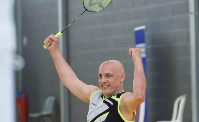 François lors des championnats de France à Carquefou en 2021