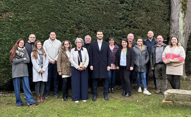 L'équipe de Pierre Bonnet-Sahuc, au complet. 