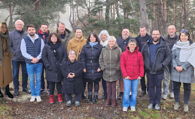 La liste "Sanssac Dynamique" au complet, prête à se lancer dans la course politique.