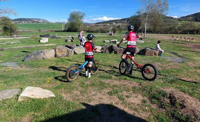 Les riders ont pu testé le parcours