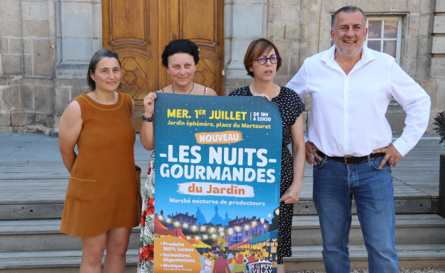 Le marché aura lieu au jardin éphémère, place du Martouret