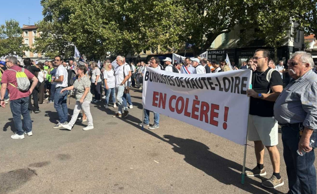 Des buralistes de Haute-Loire se sont mobilisés à Givors