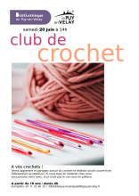 Bibliothèque du Puy : Club de crochet_Le Puy-en-Velay