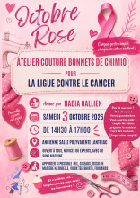 Octobre rose - Atelier couture_Lantriac