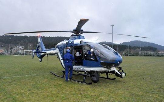 L’hélicoptère de la gendarmerie de Bron a été sollicité.